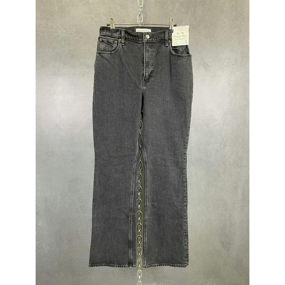 Abercrombie and Fitch 70s Vintage flare ultra high rise‎ jean